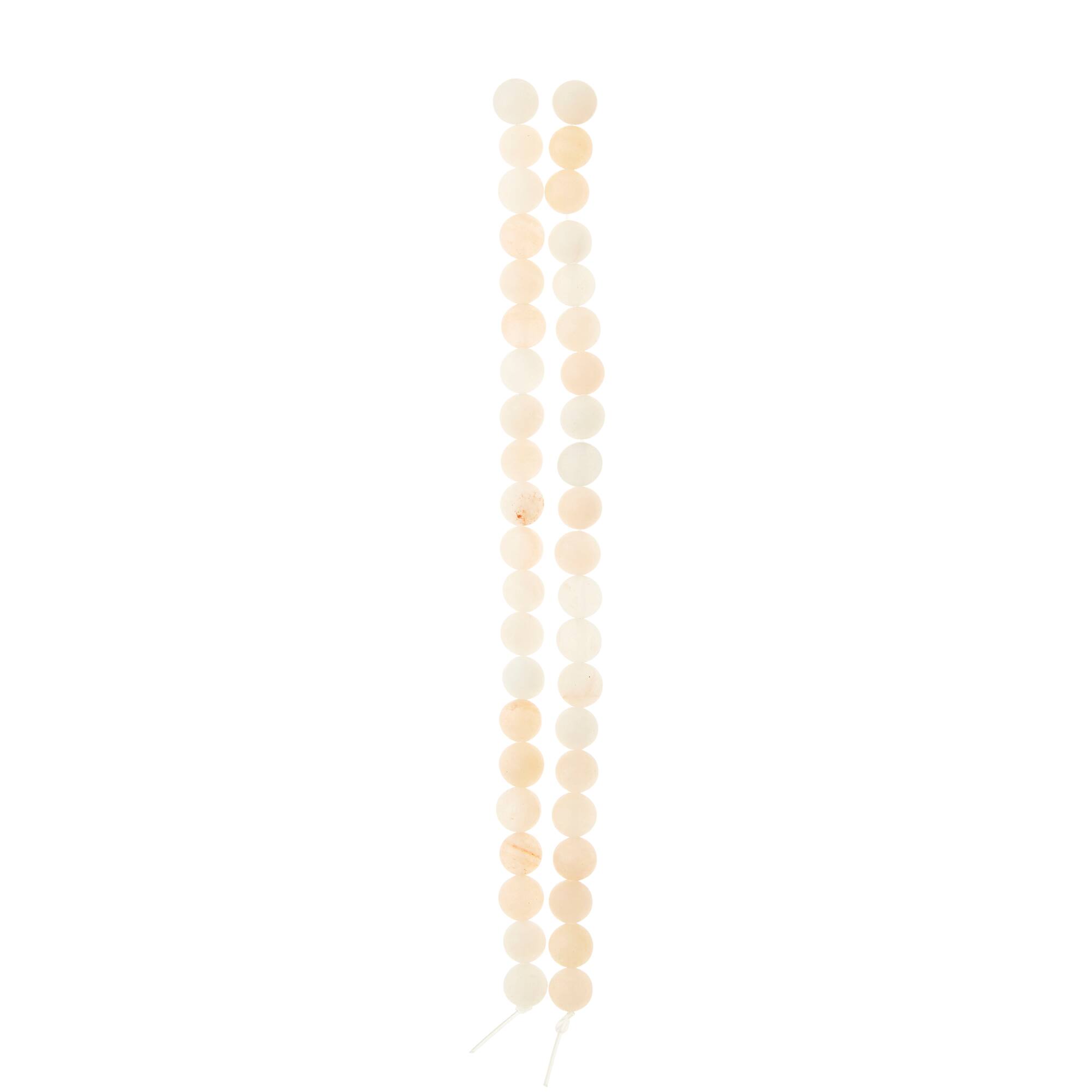 Light Pink Aurora Opal Round Beads, 6mm by Bead Landing™